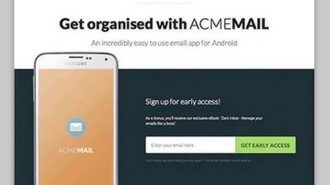 Landing Page Design Principles: Welcome