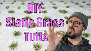 Как легко сделать статичные пучки травы! - варгейминг/модель поезда
