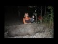 Michelle Guess stalks a Monster Boar