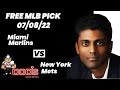 MLB Picks and Predictions - Miami Marlins vs New York Mets, 7/8/22 Best Bets, Odds & Betting Tips