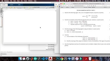 Convolution and Correlation in Discrete Time signal using MATLAB