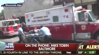 FNC's Mike Tobin Witnesses Cop Shoot Black Man Running Away in Baltimore