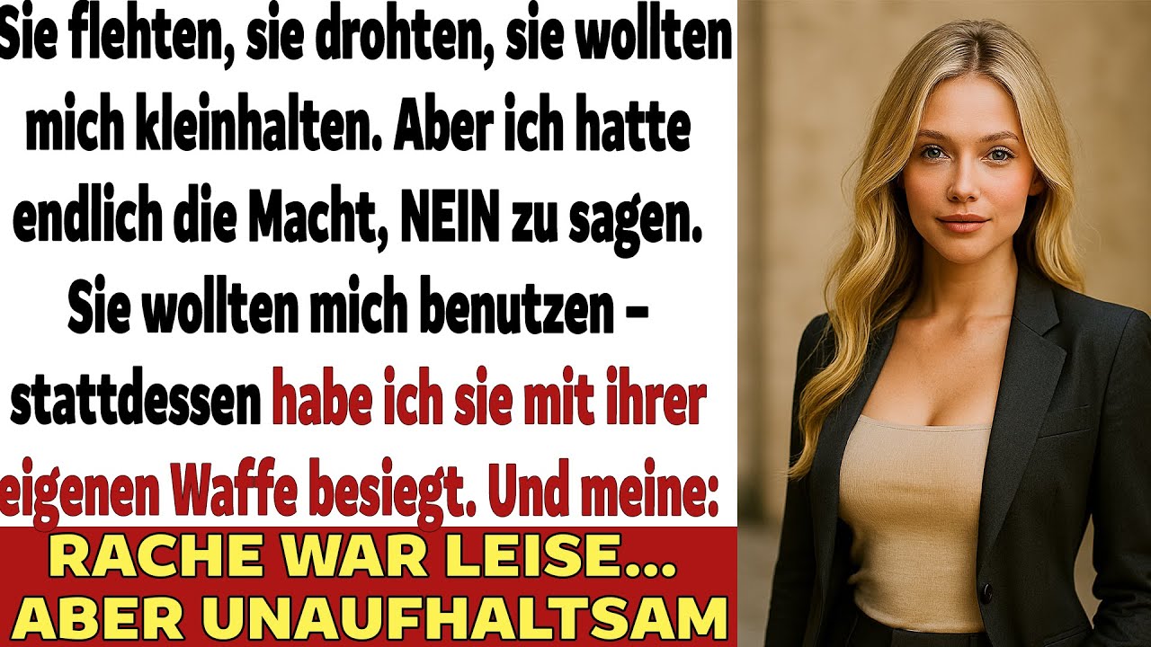 Sie wollten mich mit Geld kontrollieren – doch dann habe ICH ihr Schicksal entschieden