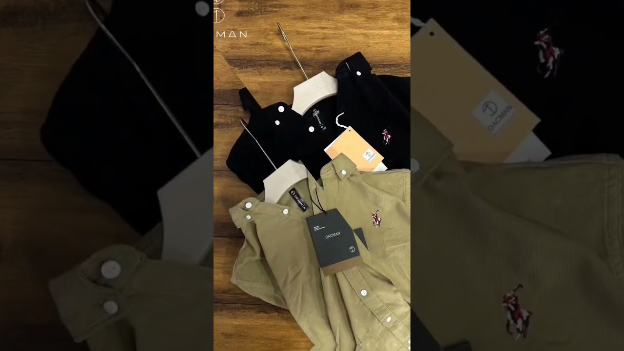 BRAND _*DACMAN*FABRIC _*BABY CORDROUY*COLLAR DOWN BUTTON DOUBLE SHOULDER FULL SLEEVES SIZE M L XL