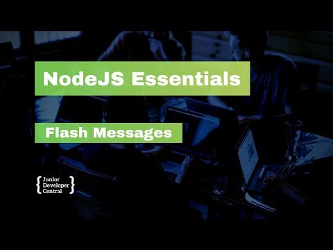 NodeJS Essentials 38: Flash Messages