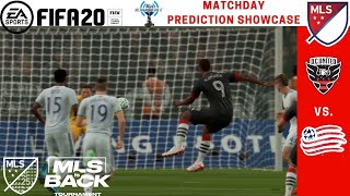 Fifa '20 | esgnet fc mls matchday prediction showcase d.c. united vs.
new england revolution