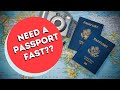 NEED A US PASSPORT FAST??  Here's how to get one in as little as 24 hours.