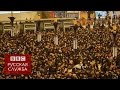 Дрон снял огромную толпу людей на вокзале Гуанчжоу
