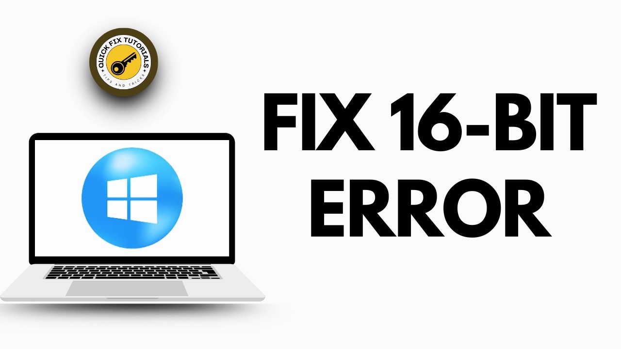 How to Fix “Unsupported 16-bit Application” Error in Windows - YouTube