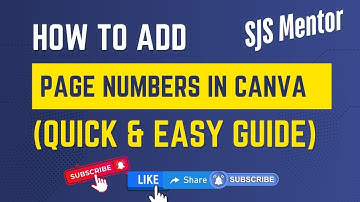 How to Add Page Numbers in Canva (Quick & Easy Guide)