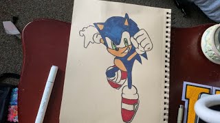 How to draw Sonic| step by step| easy to draw