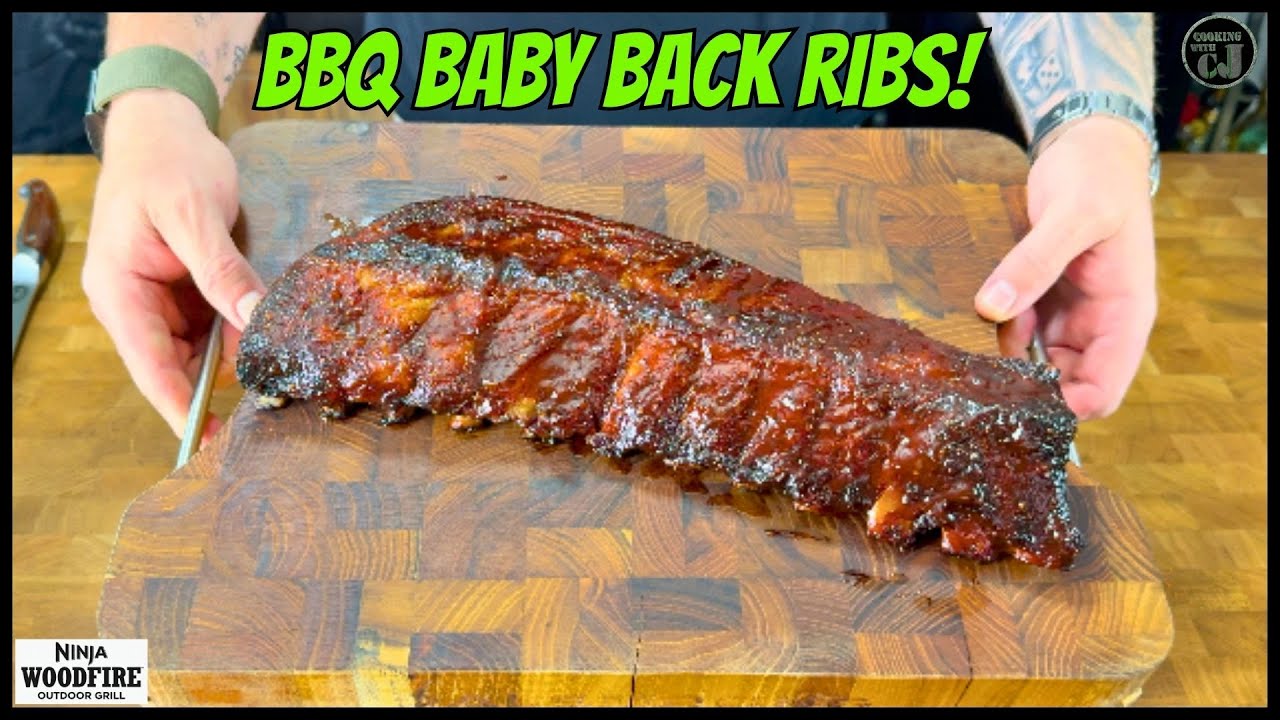The BEST Ninja Woodfire Grill Baby Back Ribs!