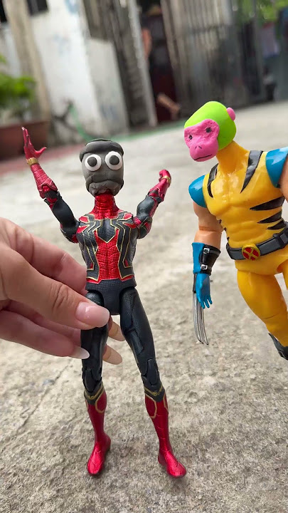 spiderman choose head #toys #spiderman #funny