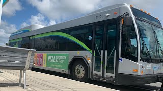 PSTA #14105 Route 19 Clearwater Mall to Countryside Mall 2014 Gillig BRT Hybrid
