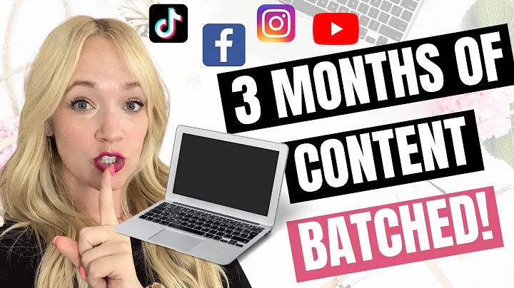 Create 3 Months of Content in 3 Hours... SERIOUSLY