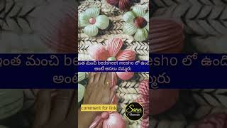 super comfortable trendy meesho bedsheet # trending