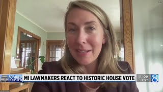 MI lawmakers react to historic house vote