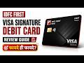 IDFC FIRST Bank Visa Signature Debit Card Review 2026 | Lounge Access, Rewards & Hidden Benefits