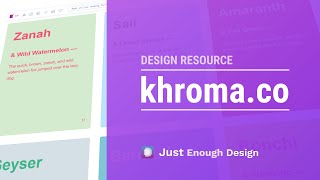 Color Palette Tool for your Brand or Website or Design - Khroma screenshot 3