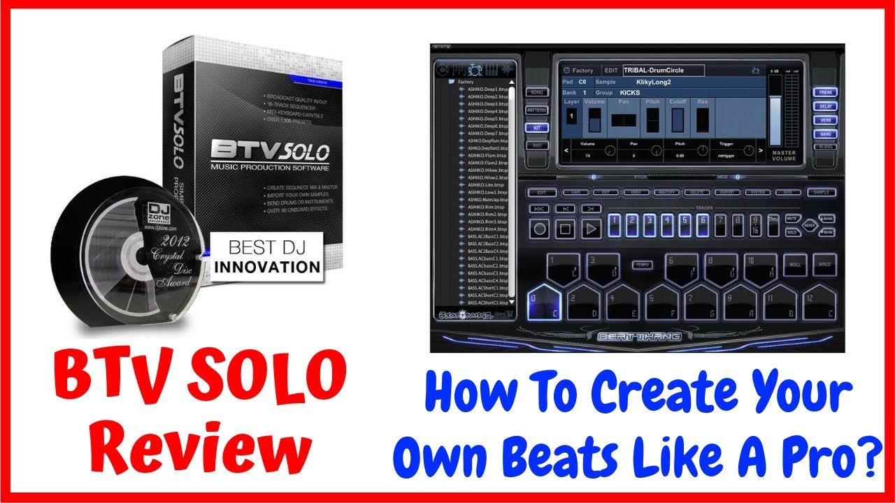 BTV SOLO Review How To Create Your Own Beats Like A Pro YouTube Btv solo review how to create your own beats like a pro youtube