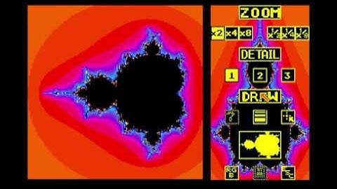 Drawing the mandelbrot set on an Atari ST