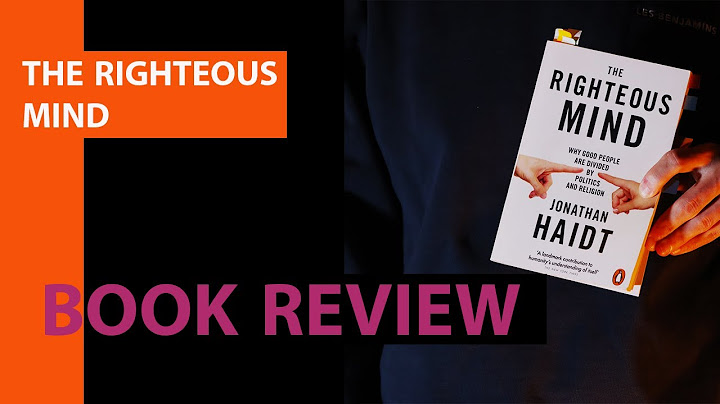 Jonathan haidt the righteous mind review