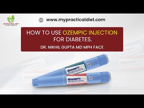 How to use Ozempic (Semaglutide) pen for Diabetes? Dr. Nikhil Gupta MD