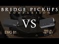 EMG 81 vs EMG JH HET SET - Active Bridge Pickup Guitar Tone Comparison / Review / Demo