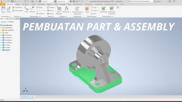 ASSEMBLY BELT ROLLER SUPPORT  Auto Desk Inventor 2020