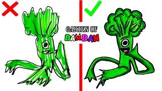 How to draw Tall Victor do vs dont from Garten Of Banban chapter 3