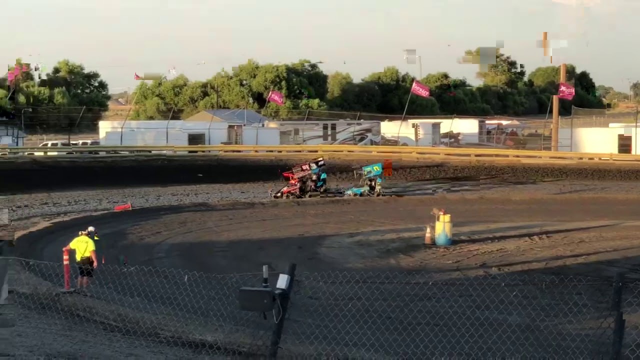 Lemoore Raceway 8/8/20 Jr Sprints Heat- Ty - YouTube