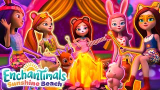 Сонячний пляж Enchantimals | Загадка дубу із золотими жолудями - частина 1 | 4 серія | Повна серія