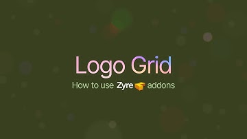 Logo Grid Widget for Elementor | Zyre Addon | Modern Logo Layouts & Branding