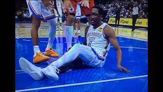 Jalen Williams OUT with Gruesome Injury 🫣🤯 #okc 