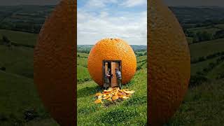 Giant Orange House 🍊🏠 - YouTube