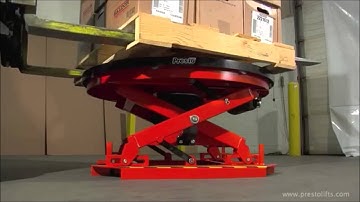Presto P3 Pallet Lift Table Positioner Demo and Features