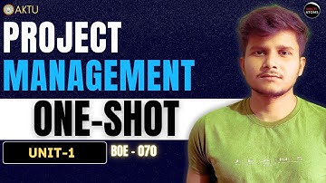 Project Management | Unit-1 | One Shot | BOE070 | PYQ Solutions | Aktu Exams | 3rd Year