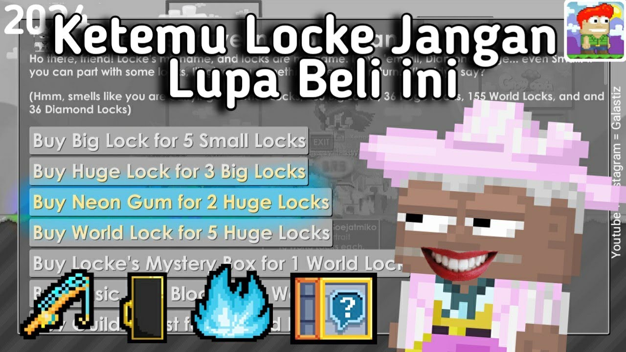 Ketemu Locke The Salesman Jangan Lupa Beli ini Biar Profit Growtopia Indonesia