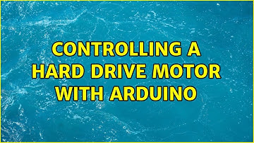 Controlling a hard drive motor with arduino