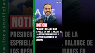 President Abelardo de la Espriella delivers report on military operations during his administration