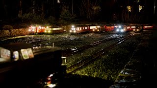 TRAINS are moving! First major test of my GARDEN RAILROAD