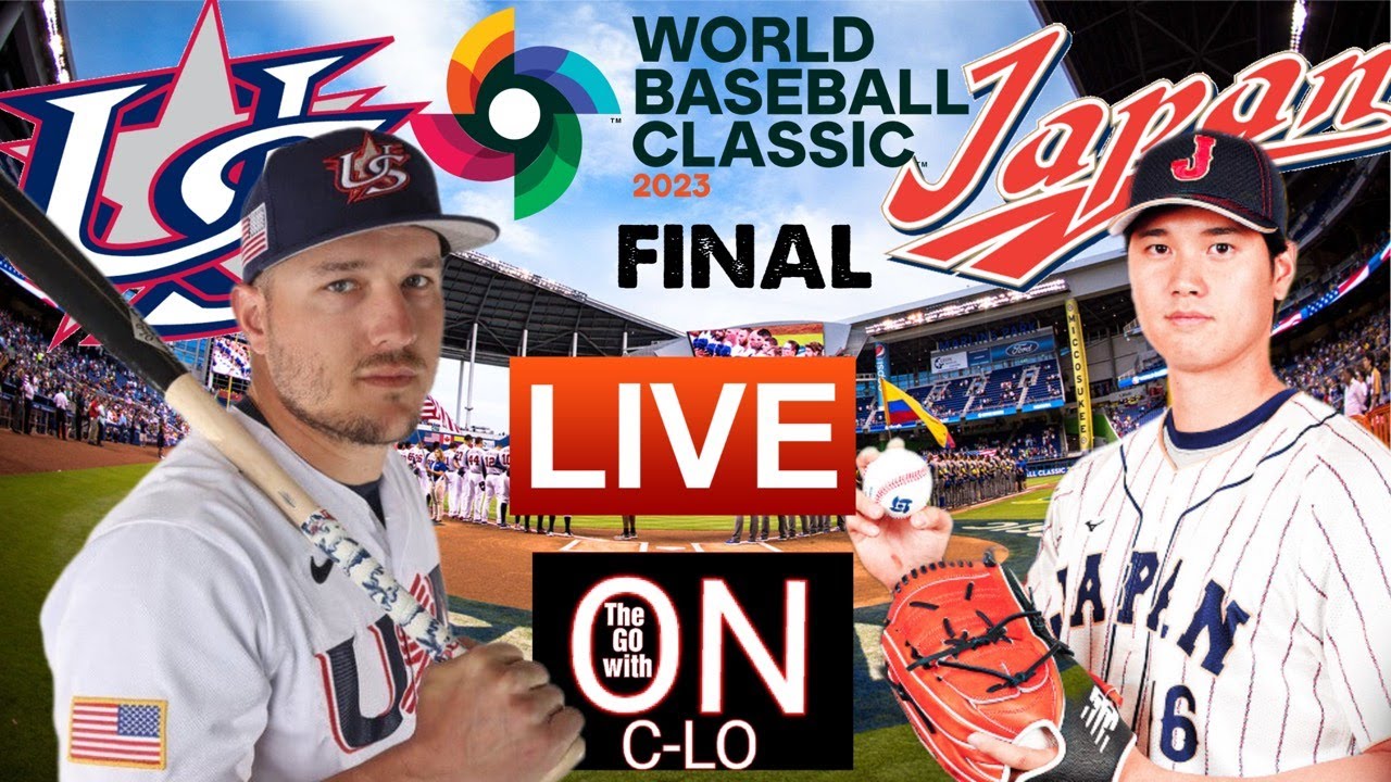 🔴USA VS JAPAN WORLD BASEBALL CLASSIC FINAL GAME AUDIO PLAY BY PLAY CHAT WATCH PARTY