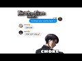 [attack on titan text - ft. y/n]  - lyric prank - "choke"