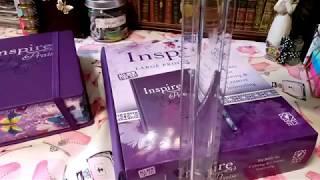 Large Print Inspire Praise journaling bible from Tyndale #review