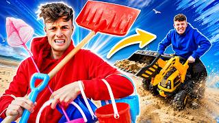 Build The BEST Sandcastle… Win The CHALLENGE! 🏖️👀 | Bro's In Control!