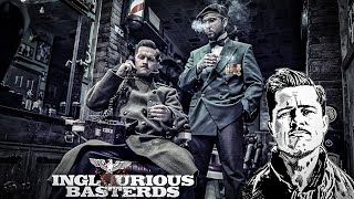 ASMR - How to Get BRAD PITT HairStyle - INGLORIOUS BASTARDS - LT. Aldo Raine - Old School BarberShop