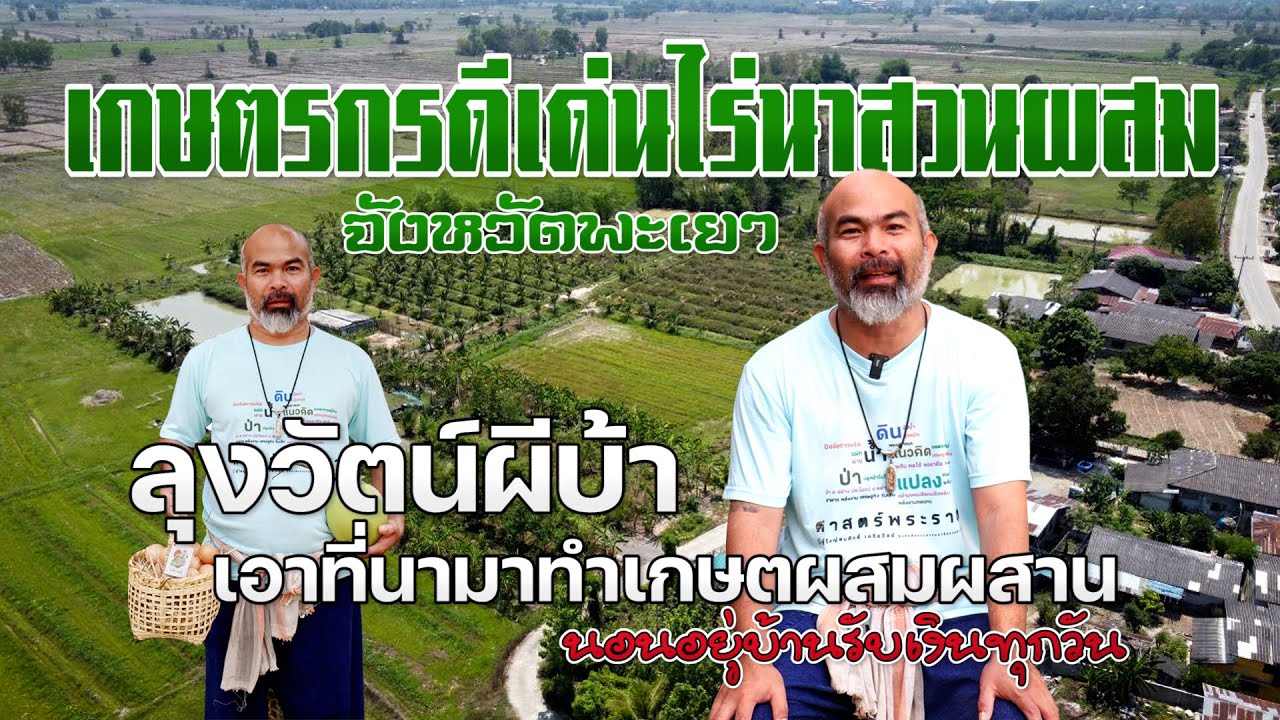 ลุงวัตน์ผีบ้า เอาที่นามาทำเกษตรผสมผสานนอนอยู่บ้านรับเงินทุกวัน #เกษตรอารมณ์ดี