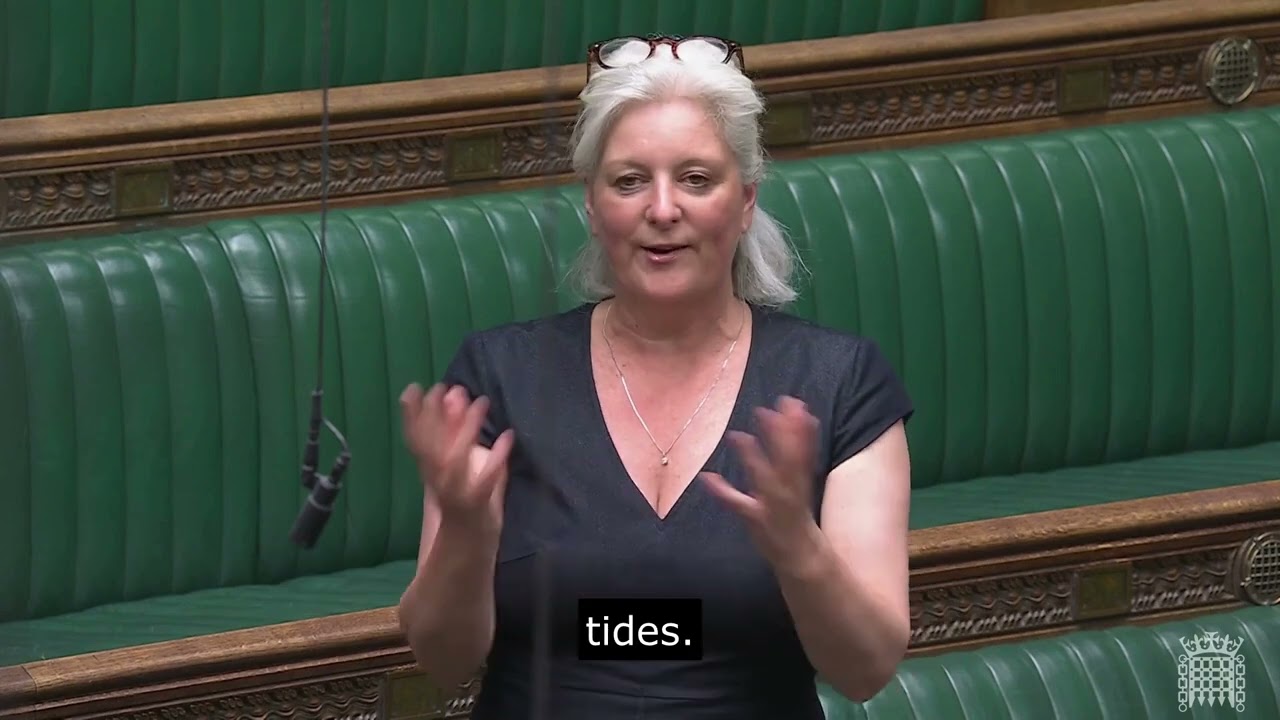Caroline Voaden MP speaking about improving water safety education