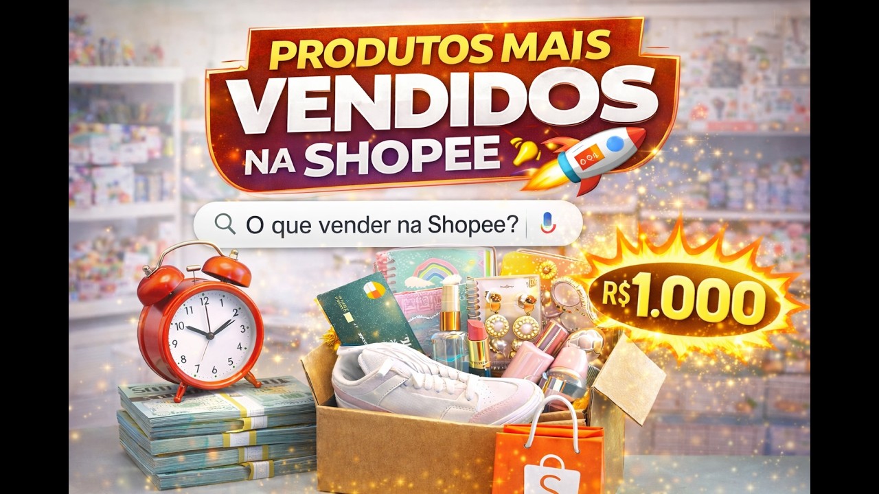Como Encontrar Produtos que Vendem MUITO na Shopee (Método Simples)