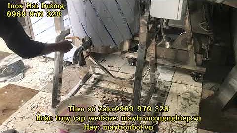 Nồi nấu thạch rau câu  100L -Nồi nấu cánh khuấy lật nghiêng